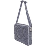 Dark Grey Snake Cross Body Office Bag