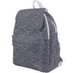 Dark Grey Snake Top Flap Backpack