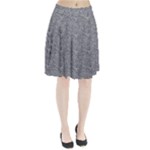Dark Grey Snake Pleated Skirt