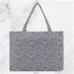 Dark Grey Snake Medium Tote Bag