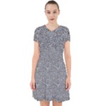 Dark Grey Snake Adorable in Chiffon Dress
