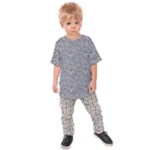 Dark Grey Snake Kids  Raglan T-Shirt