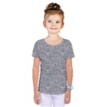 Dark Grey Snake Kids  One Piece T-Shirt