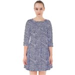 Dark Grey Snake Smock Dress