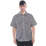 Dark Grey Snake Men s Short Sleeve Shirt