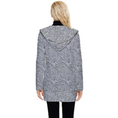Button Up Hooded Coat  