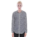 Dark Grey Snake Womens Long Sleeve Shirt