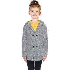 Kids  Double Breasted Button Coat 