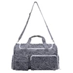 Dark Grey Snake Sports Gym Duffle Bag with Shoe Compartment