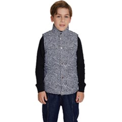 Dark Grey Snake Kid s Button Up Puffer Vest from ArtsNow.com
