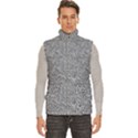 Men s High Neck Button Up Puffer Vest 