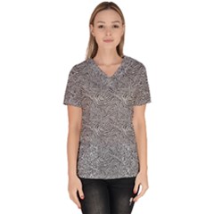 Women s V-Neck Scrub Top 