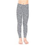 Dark Grey Snake Kids  Leggings