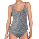 Dark Grey Snake Tankini Set