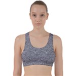 Dark Grey Snake Back Weave Sports Bra