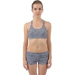 Dark Grey Snake Back Web Gym Set