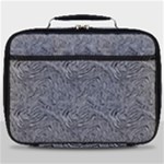 Dark Grey Snake Full Print Lunch Bag