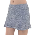 Dark Grey Snake Classic Tennis Skirt