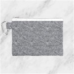 Dark Grey Snake Canvas Cosmetic Bag (Medium)