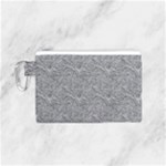 Dark Grey Snake Canvas Cosmetic Bag (Small)