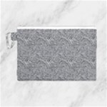 Dark Grey Snake Canvas Cosmetic Bag (Large)
