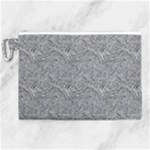 Dark Grey Snake Canvas Cosmetic Bag (XL)