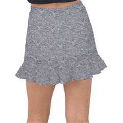 Fishtail Mini Chiffon Skirt 