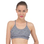 Dark Grey Snake Basic Training Sports Bra
