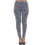 Dark Grey Snake Lightweight Velour Leggings