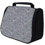 Dark Grey Snake Full Print Travel Pouch (Large)