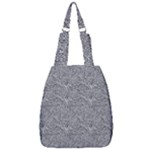 Dark Grey Snake Center Zip Backpack