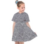 Dark Grey Snake Kids  Sailor Dress