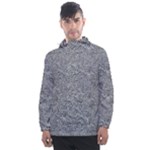 Dark Grey Snake Men s Front Pocket Pullover Windbreaker