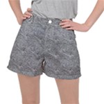 Dark Grey Snake Women s Ripstop Shorts