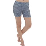 Dark Grey Snake Lightweight Velour Yoga Shorts