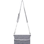 Dark Grey Snake Mini Crossbody Handbag