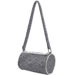 Dark Grey Snake Mini Cylinder Bag