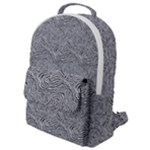 Dark Grey Snake Flap Pocket Backpack (Small)