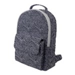 Dark Grey Snake Flap Pocket Backpack (Large)
