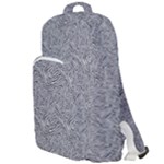 Dark Grey Snake Double Compartment Backpack