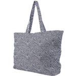 Dark Grey Snake Simple Shoulder Bag