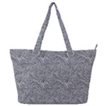 Dark Grey Snake Full Print Shoulder Bag