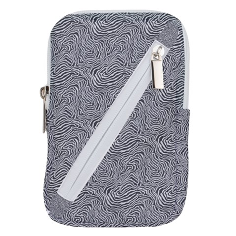 Dark Grey Snake Belt Pouch Bag (Small) from ArtsNow.com