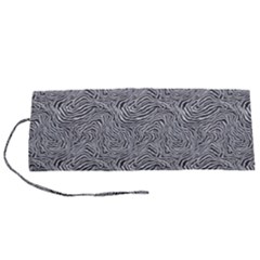 Dark Grey Snake Roll Up Canvas Pencil Holder (S) from ArtsNow.com
