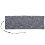 Dark Grey Snake Roll Up Canvas Pencil Holder (M)