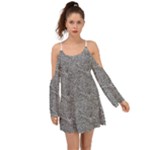 Dark Grey Snake Boho Dress
