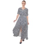 Dark Grey Snake Waist Tie Boho Maxi Dress