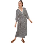 Dark Grey Snake Grecian Style  Maxi Dress