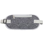 Dark Grey Snake Rounded Waist Pouch