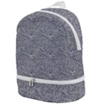 Dark Grey Snake Zip Bottom Backpack